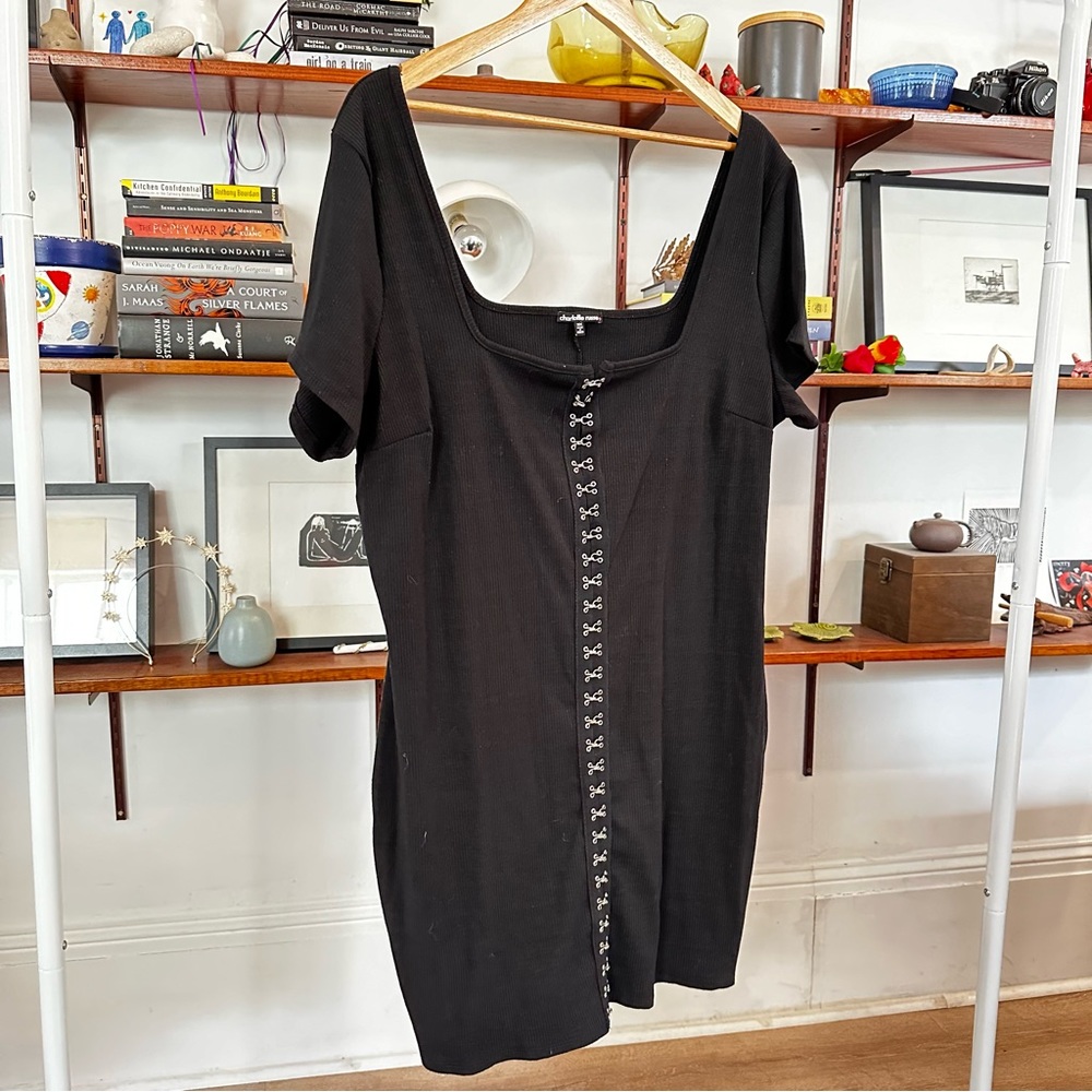 Sexy Charlotte Russe bodycon black dress